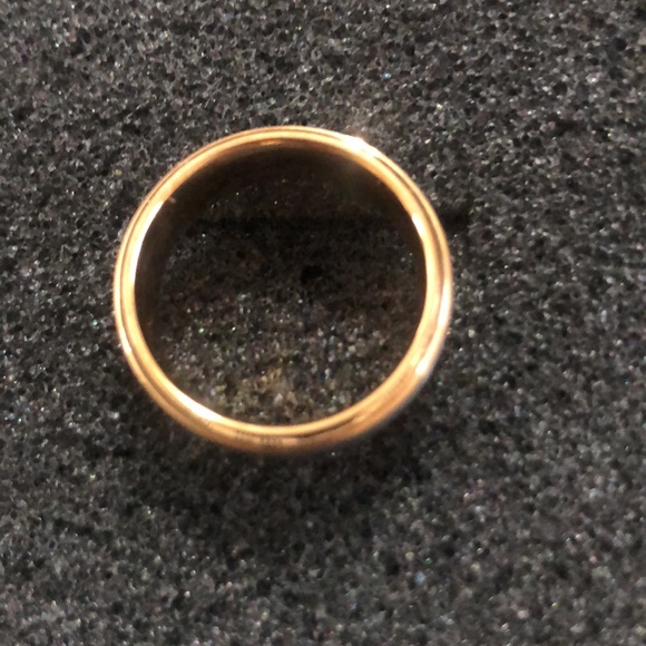 Unisex King Will Duo Unisex 18k Rose Gold Plated Tungsten Carbide Ring - Picture 2 of 3